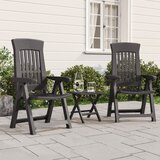Maison Chic Zložljiv Vrtni Stoli - Stol za vrt 2 kosa antracit PP JS2631, (21876511) | Shoptok.si