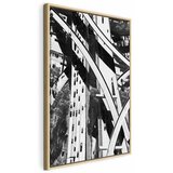  Slika - City Geometry (1 Part) Vertical 40x60 U prirodnom drvenom okviru | shoptok.hr