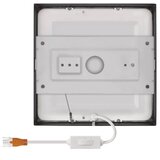  LED plafonsko svetlo LED/12,5W/230V 3000/3500/4000K 17x17 cm crna | Eponuda.com
