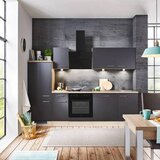 Flex-Well Kuhinjski Blok Milano Brez Aparatov, Antracit, Hrast Cene