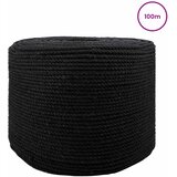  Konop Crna 0,8 x 0,8 x 10000 cm Pamuk | shoptok.hr