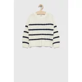 Abercrombie & Fitch Dječji džemper boja: bijela, lagani