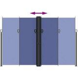 vidaXL Bočna tenda na uvlačenje plava 220x600 cm | shoptok.hr
