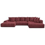 Bobochic Paris Bordo sklopiva/s prostorom za odlaganje kutna garnitura od šenila (s desnim kutom/u obliku slova "U") Everest – | shoptok.hr