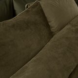 Catherine Lansfield Kaki zelena žametna podaljšana posteljnina za zakonsko posteljo 230x220 cm Kingsley – | Shoptok.si