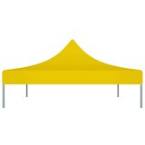 vidaXL Streha za vrtni šotor 4x3 m rumena 270 g/m², (20692678) | Shoptok.si