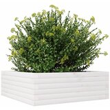  Vrtna sadilica bijela 70x70x23 cm od masivne borovine | Eponuda.com