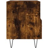 vidaXL Nočna omarica 2 kosa dimljen hrast 40x35x47,5 cm inženirski les | Shoptok.si