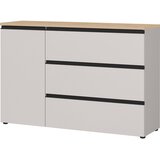 Germania Sivo-bež/u svijetloj prirodnoj boji komoda 135x91x41 cm Cormano – Cijene