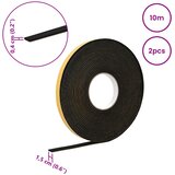  Samoljepljiva pjenasta traka 2 kom. Crna 15mm x 10m CR pjena | shoptok.hr
