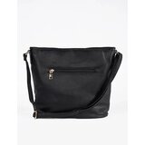 Shelvt Black handbag with gold zippers | shoptok.hr
