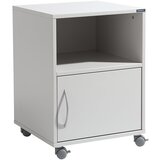 eurokraft pro Pomična spodnja omarica, VxŠxG 695 x 500 x 500 mm, svetlo siva RAL 7035 | Shoptok.si