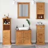 vidaXL Set namještaja za kupaonicu 5 pcs boja meda 37 x 34 x 110 cm Cijene