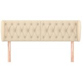  Uzglavlje s ušima krem 163x23x78/88 cm od tkanine | shoptok.hr