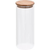  Staklenke za pohranu s poklopcima od bambusa 6 kom 1000 ml | shoptok.hr