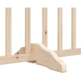  Vrata za pse s vratašcima 9 panela sklopiva 450 cm drvo topole | shoptok.hr