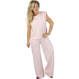 Pri Women's tracksuit t-shirt with cushioned wide pants in butter fabric MAVA Cijene