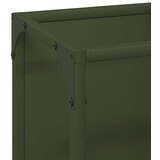  Stalak za drva za ogrjev Maslinasto zelena 25x25x60 cm | Eponuda.com