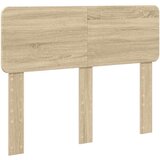  Uzglavlje s uzglavljem Sonoma hrast 120 cm Konstruirano drvo | shoptok.hr