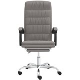  Uredski naslonjač od tkanine smeđesivi | shoptok.hr