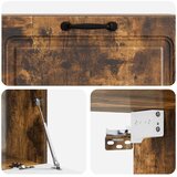 TV Omarica za TV, ki jo lahko montiraš na steno Dimljen hrast, (5000220638) | Shoptok.si
