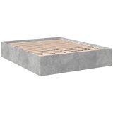 vidaXL Okvir kreveta boja betona 150x200 cm od konstruiranog drva Cijene