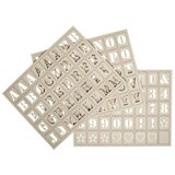 RAYHER Lesene črke&številke, 3x2.4cm, set 120, (20615053) | Shoptok.si