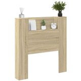 Ormarić za uzglavlje LED boja hrasta sonome 100x16 5x103 5 cm | shoptok.hr