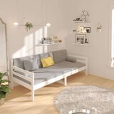  Dnevna postelja bela 80x200 cm trdna borovina, (20724065) | Shoptok.si