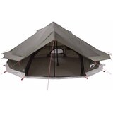 Tipi šator Smeđa siva 800 x 800 x 430 cm Poliester i čelik | shoptok.hr