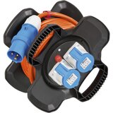Brennenstuhl Guma KH X-Gum 10m H07RN-F3G2.5 oranžna\, 2xCEE230V/16A + trojni IP44 1169730101 10.00 m moški konektor CEE 16 A 3-polni, (20434469) Cene