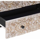  Visoka ploča Bijelo 60 x 33,5 x 100 cm Čvrsto drvo manga | shoptok.hr