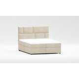 Ropez Bež boxspring krevet s prostorom za odlaganje 200x200 cm Lola – | shoptok.hr