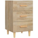Maison Chic Nočna omarica - Nočna miza sonoma hrast 40x40x66 cm inženirski les, (21690003) Cene