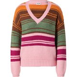 Noisy May Pulover rjava / zelena / oranžna / roza | Shoptok.si