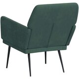 vidaXL Fotelja tamnozelena 62 x 79 x 79 cm baršunasta | shoptok.hr