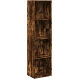 Maison Chic Knjižna omara - Knjižni regal dimljeni hrast 40x30x152 cm inženirski les, (21726280) | Shoptok.si