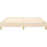  Okvir za krevet s oprugom krem 180 x 200 cm od tkanine | Eponuda.com