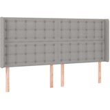  Box spring s madracem LED svjetlosivi 180x200 cm tkanina | shoptok.hr