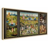 Slika - Hieronymus Bosch – The Garden of Earthly Delights 120x60 U prirodnom drvenom okviru | shoptok.hr