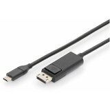 Digitus kabel usb 3.1 c - displayport 1,8m črn AK-300333-020-S | Shoptok.si