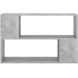 Ormarić za knjige boja betona 100x24x63 cm konstruirano drvo | shoptok.hr