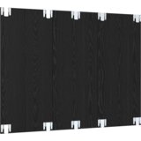 vidaXL Stenski TV kabinet s polico Črni hrast 120 x 23.5 x 90 cm | Shoptok.si