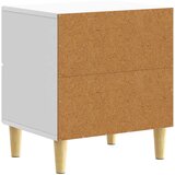  Noćni ormarić 2 pcs Bijela 43 x 34,5 x 48 cm Konstruirano drvo | shoptok.hr
