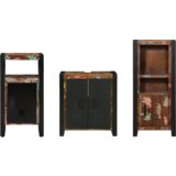vidaXL Set namještaja za kupaonicu 3 pcs Čvrsto reciklirano drvo | shoptok.hr