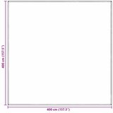  Teppi za šator Plava i siva 400 x 400 cm Polietilen | shoptok.hr