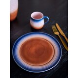 Bloomingville Modri/oranžni krožniki v kompletu 4 ks iz kamenine ø 27 cm Tatum – | Shoptok.si