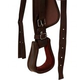 Western Sedlo, Uzda i Obujmica Prava Koža 17 " Smeđe | shoptok.hr