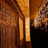  LED svjetlosna zavjesa s daljinskim upravljačem 500 LED – toplo bijela | shoptok.hr