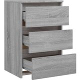  Noćni ormarići 2 kom sivi hrast 40x35x62 5 cm konstruirano drvo | shoptok.hr
